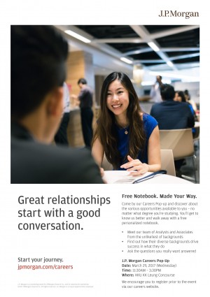 J.P. Morgan Careers Pop-Up
